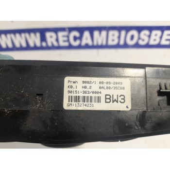 Recambio de mando climatizador para opel astra h ber. 1.7 16v cdti referencia OEM IAM 13274231  