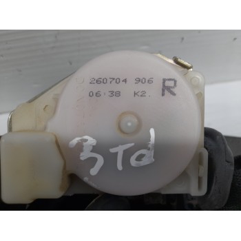 Recambio de cinturon seguridad trasero derecho para opel zafira a elegance referencia OEM IAM 260704  