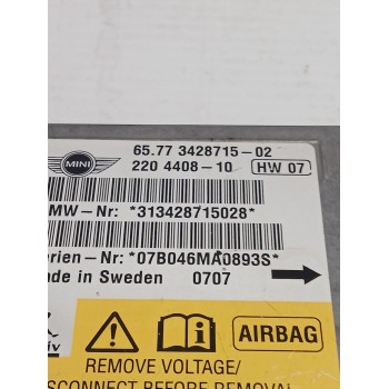 Recambio de centralita airbag para mini mini (r56) one referencia OEM IAM 6577342871502  