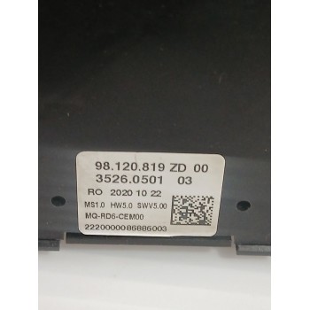 Recambio de mando multifuncion para citroën jumpy iii furgoneta (v_) 1.5 bluehdi 100 referencia OEM IAM 98120819ZD  