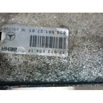 Recambio de radiador agua para mercedes-benz vito (w638) caja cerrada 112 cdi  (638.094) referencia OEM IAM 6385012701  
