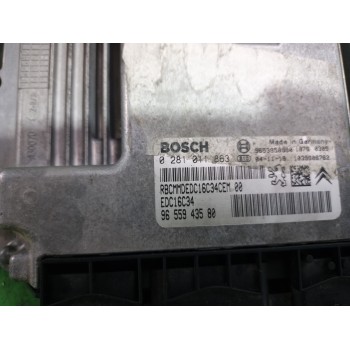 Recambio de centralita motor uce para citroën c4 berlina 1.6 16v hdi referencia OEM IAM 9655943580  