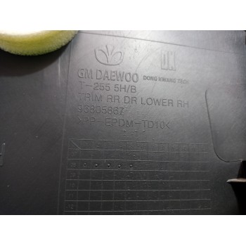 Recambio de guarnecido puerta trasera derecha para chevrolet aveo ls referencia OEM IAM 96805867  