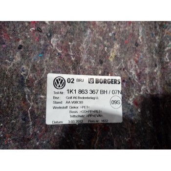 Recambio de suelo enterizo para volkswagen golf vi (5k1) advance referencia OEM IAM 1K2863367AT07N / 1K1863367BH  