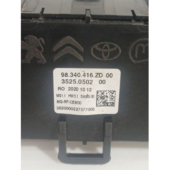 Recambio de mando climatizador para citroën jumpy iii furgoneta (v_) 1.5 bluehdi 100 referencia OEM IAM 98340416ZD  