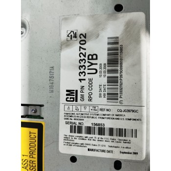 Recambio de sistema audio / radio cd para opel insignia berlina 2.0 cdti cat referencia OEM IAM 13332702  