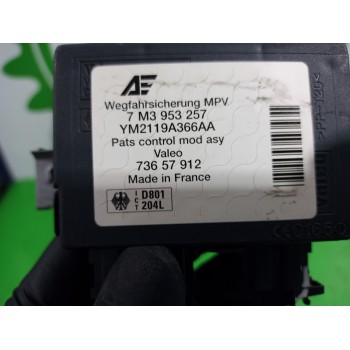 Recambio de centralita inmovilizador para seat alhambra (7v9) 2.0 tdi referencia OEM IAM 7M3953257  