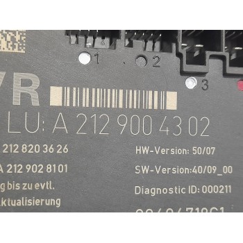 Recambio de modulo electronico para mercedes-benz clase e (w212) lim. 2.1 cdi cat referencia OEM IAM A2129004302  