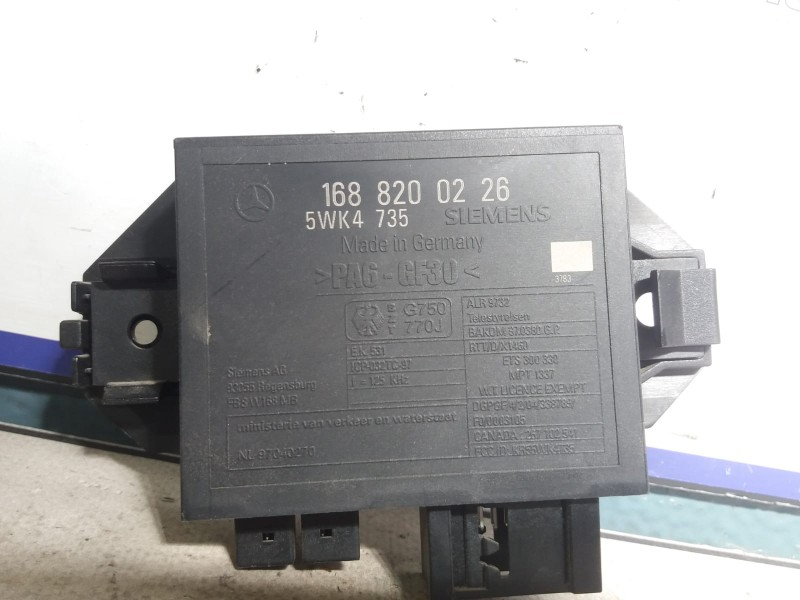 Recambio de modulo electronico para mercedes-benz clase a (w168) 1.4 cat referencia OEM IAM 1688200226  