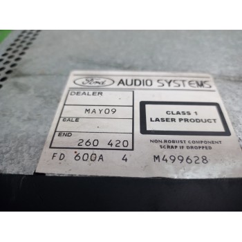 Recambio de sistema audio / radio cd para ford focus berlina (cak) ambiente referencia OEM IAM FD600A  
