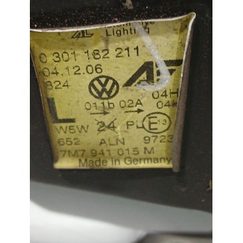 Recambio de faro izquierdo para seat alhambra (7v8, 7v9) 1.9 tdi referencia OEM IAM 7M7941015M  