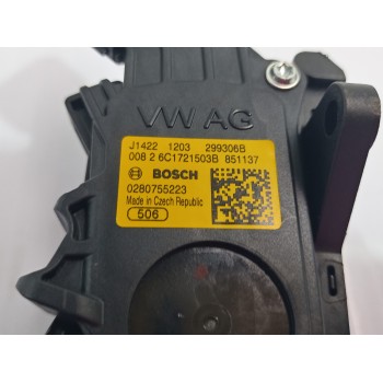 Recambio de pedal acelerador para volkswagen polo (6c1) advance bluemotion referencia OEM IAM 6C1721503B  