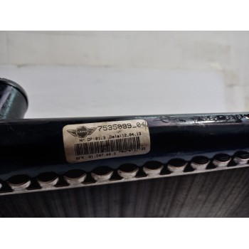 Recambio de radiador agua para mini mini (r56) cooper referencia OEM IAM 753509904  