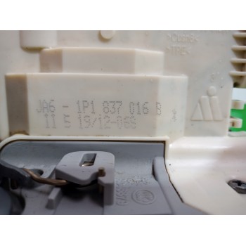 Recambio de cerradura puerta delantera derecha para seat altea xl (5p5) style ecomotive referencia OEM IAM 1P1837016B  