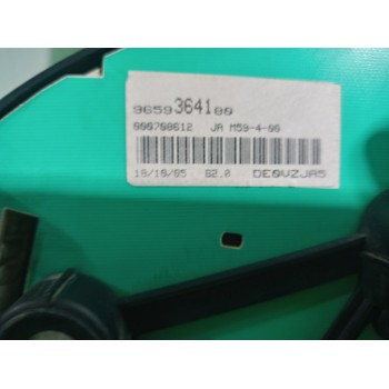 Recambio de cuadro instrumentos para peugeot partner (s1) 1.9 diesel referencia OEM IAM 9659364180  