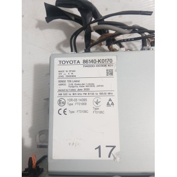 Recambio de pantalla multifuncion para toyota yaris (_p21_, _pa1_, _ph1_) 1.5 hybrid (mxph11) referencia OEM IAM 86140K0170  