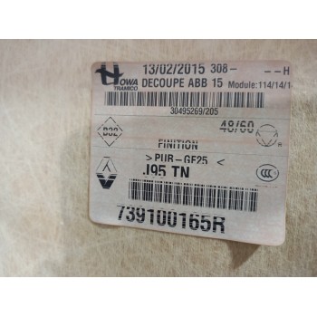 Recambio de techo interior para renault scenic iii bose edition referencia OEM IAM 739100165R  