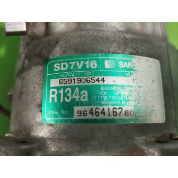 Recambio de compresor aire acondicionado para peugeot partner (s1) 1.9 diesel referencia OEM IAM 9646416780  