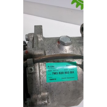 Recambio de compresor aire acondicionado para seat alhambra (7v8, 7v9) 1.9 tdi referencia OEM IAM 7M3820803C  