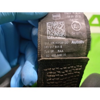 Recambio de cinturon de seguridad trasero izquierdo para seat altea xl (5p5) style ecomotive referencia OEM IAM 5P0857805E  