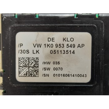 Recambio de centralita luces para volkswagen caddy ka/kb (2k) 1.9 tdi referencia OEM IAM 1K0953549AP  