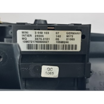 Recambio de conmutador de arranque para mini mini (r56) cooper referencia OEM IAM 3449103  