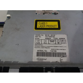 Recambio de sistema audio / radio cd para toyota avensis berlina (t25) 1.8 16v cat referencia OEM IAM 8612005130  