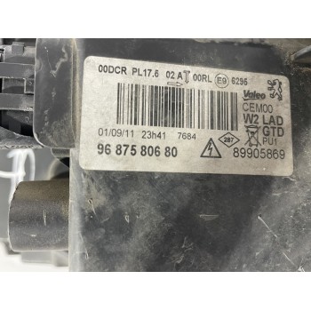Recambio de faro izquierdo para peugeot 508 allure referencia OEM IAM 9687580680  