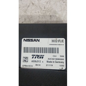 Recambio de modulo electronico para nissan qashqai ii (j11, j11_) 1.5 dci referencia OEM IAM 360326fl0e  