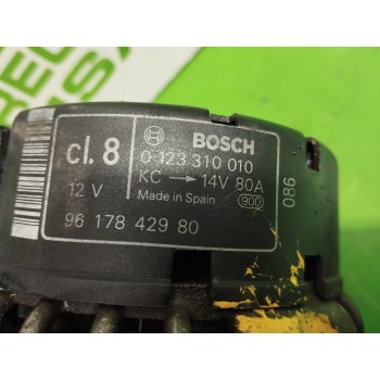 Recambio de alternador para citroën evasion 1.9 turbodiesel referencia OEM IAM 0123310010  