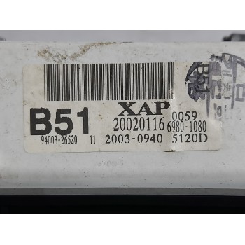 Recambio de cuadro instrumentos para hyundai santa fe (sm) 2.0 crdi cat referencia OEM IAM 6980-1080  