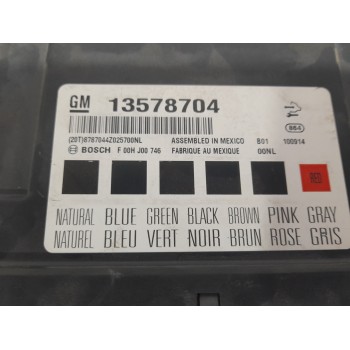 Recambio de modulo electronico para opel insignia berlina referencia OEM IAM 13578704  