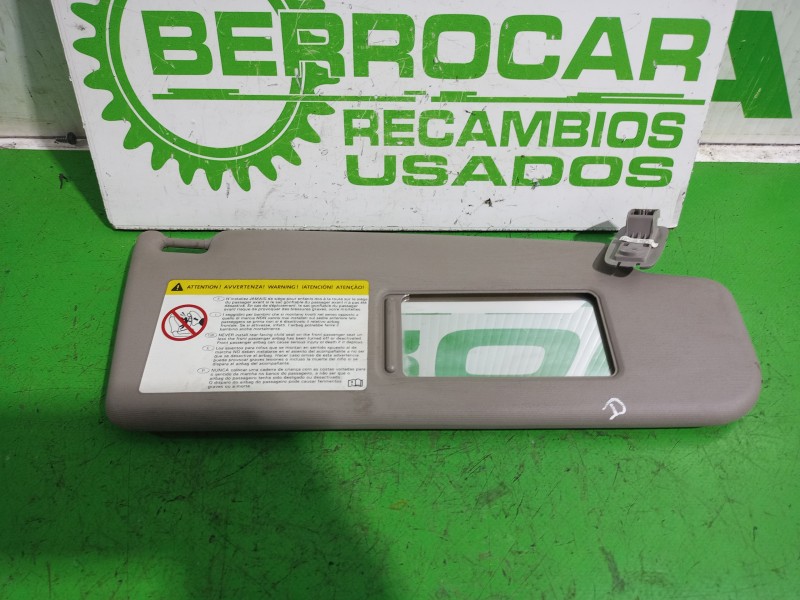 Recambio de parasol derecho para volkswagen passat berlina (3c2) 2.0 tdi referencia OEM IAM 3C0857552J  