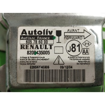 Recambio de centralita airbag para renault espace iv (jk0) 2.2 dci turbodiesel referencia OEM IAM 8200435005  