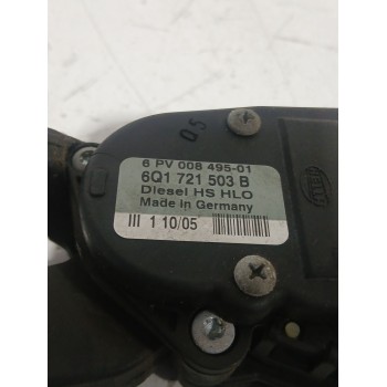 Recambio de pedal acelerador para skoda octavia i (1u2) 1.9 tdi referencia OEM IAM 6Q1721503B  