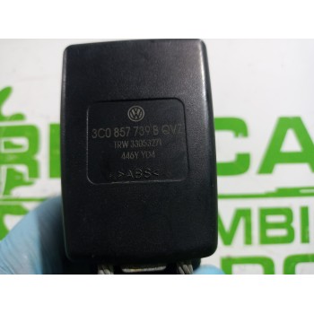 Recambio de enganche cinturon trasero central para volkswagen passat berlina (3c2) 2.0 tdi referencia OEM IAM 3C0857739B  