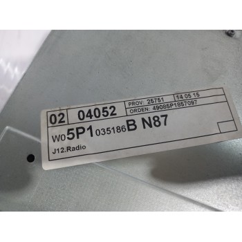 Recambio de sistema audio / radio cd para seat altea xl (5p5) family referencia OEM IAM 5P1035186B  