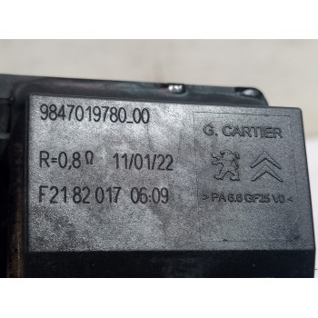 Recambio de resistencia calefaccion para opel corsa f edition referencia OEM IAM 9847019780  