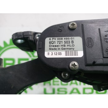 Recambio de pedal acelerador para seat ibiza (6l1) 1.9 sdi referencia OEM IAM 6Q1721503B  