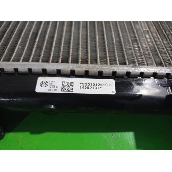 Recambio de radiador agua para volkswagen t-roc (d11) basis referencia OEM IAM 5Q0121251GD  