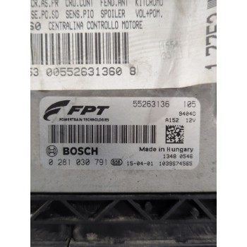 Recambio de centralita motor uce para alfa romeo giulietta (940_) 1.6 jtdm (940fxd1a) referencia OEM IAM 55263136  