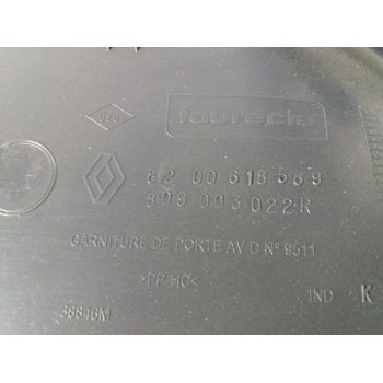 Recambio de guarnecido puerta delantera derecha para renault kangoo 1.5 dci diesel fap referencia OEM IAM 8200618589  