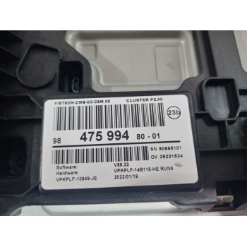 Recambio de cuadro instrumentos para opel corsa f edition referencia OEM IAM 9848126880  