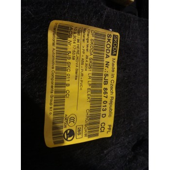 Recambio de guarnecido puerta delantera izquierda para skoda spaceback (5h) 1.6 tdi referencia OEM IAM 5JB867013  