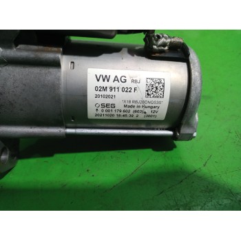 Recambio de motor arranque para volkswagen t-roc (d11) basis referencia OEM IAM 02M911022F  