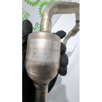 Recambio de tubos aire acondicionado para seat alhambra (7v8, 7v9) 1.9 tdi referencia OEM IAM 7M3820743AB  